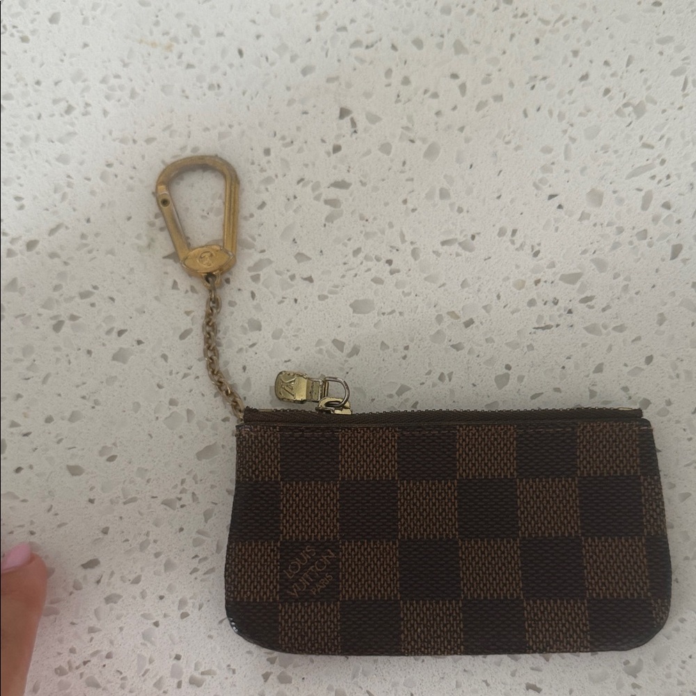 Louis Vuitton Brown Damier ebene Key Pouch